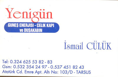 YENİGÜN ( MERSİN )