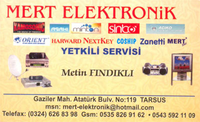 MERT ELEKTRONİK  ( MERSİN )