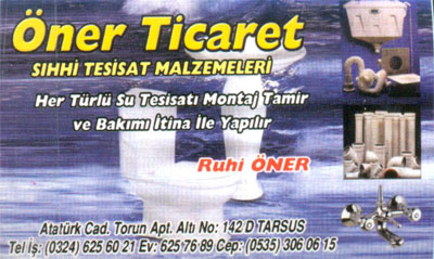 Öner Ticaret(tarsus)