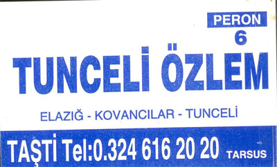 TUNCELİ ÖZLEM 