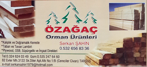 Özağaç Orman Ürünleri