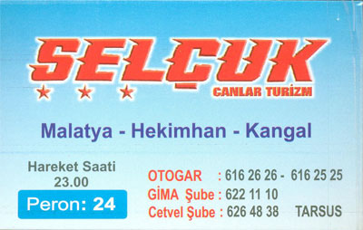 SELÇUK CANLAR TURİZM 