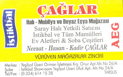 ÇAĞLAR HALI MOBİLYA VE HALI SARAYI