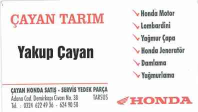 ÇAYAN TARIM LTD ŞTİ