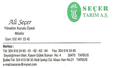 SEÇER TARIM