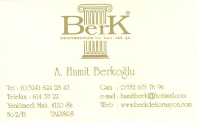 Berk Dekorasyon Tic. San. Ltd Şti.