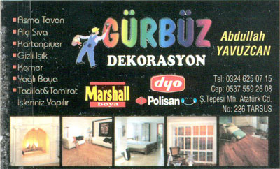 GÜRBÜZ DEKARASYON