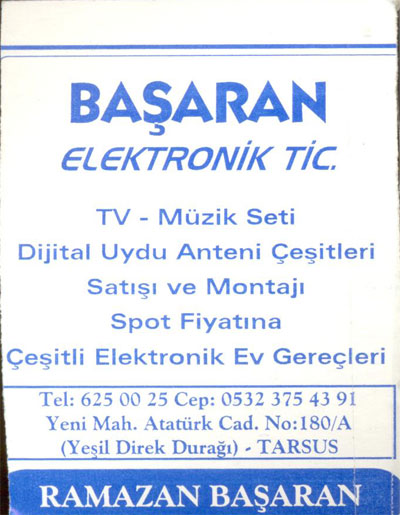 BAŞARAN ELEKTRONİK(TARSUS)