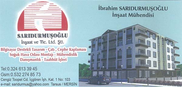 SARIDURMUŞOĞLU İnşaat Ltd. Şti.