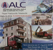 ALC  NAK.MAD.İNŞ.TEKS.ÖZEL SAĞLIK HİZM. VE GER.SAN.TİC.LTD.ŞTİ.