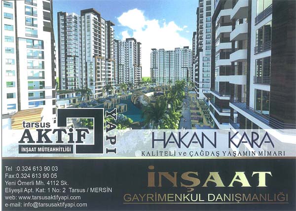 Tarsus AKTİF Yapı İnşaat Müteahhitliği 