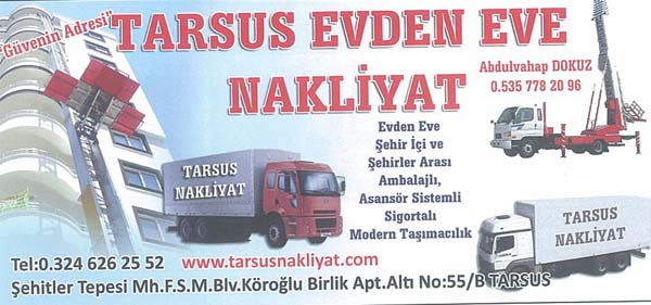 Tarsus Evden Eve Nakliyat