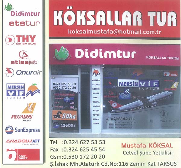 Köksallar Tur