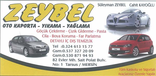 Zeybel Oto Kaporta - Yıkama - Yağlama