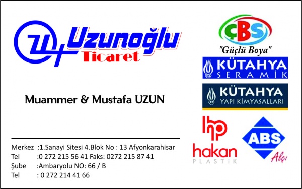 Uzunoğlu Boya Ve Yapi Malzemeleri