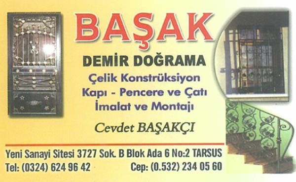 BAŞAK Demir Doğrama