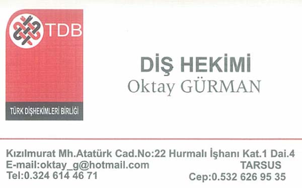 Diş Hekimi Oktay GÜRMAN