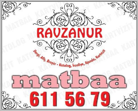 Ravzanur Matbaa Ofset Reklam Hizmetleri