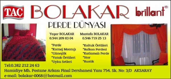 BOLAKAR PERDE DÜNYASI